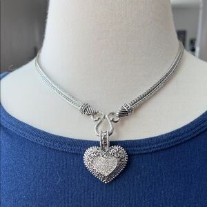 Lia Sophia “Love Dust”Heart Pendant Necklace